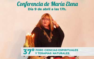 Conferencia de Maria Elena el próximo día 9 de Abril a las 17h.